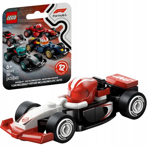 71049 - lego minifigures - bolid formuła f1 haas na Arena.pl