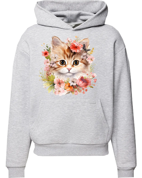 Bluza z kapturem z Kotem zdjęcie 1