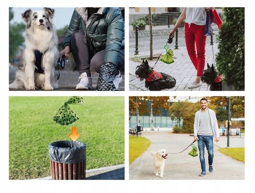 WORKI BIODEGRADOWALNE Woreczki na psie odchody BIO 360 szt.+ etui ZAPACHOWE na Arena.pl