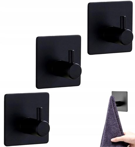 Łazienkowy Haczyk Wieszak Samoprzylepny 3Szt Loft na Arena.pl