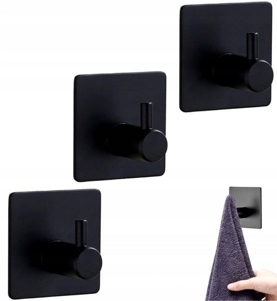 Łazienkowy Haczyk Wieszak Samoprzylepny 3Szt Loft zdjęcie 3