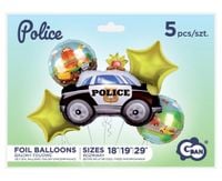 BALONY FOLIOWE - ZESTAW POLICJA 5SZT GODAN