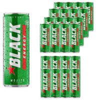 Black Energy Mojito Gazowany napój energetyzujący 250 ml x24 sztuk