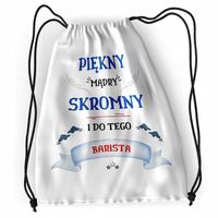 Plecak Dla Baristy Sportowy Szkolny Worek Torba Z Nadrukiem Ze Zdjęciem