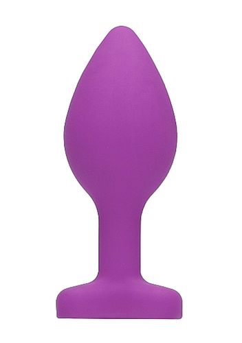 diamond heart butt plug - regular - purple na Arena.pl