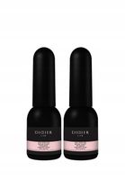 Didier Lab Zestaw: 2 x Baza Kauczukowa UV/LED, Creamy Pink, 10 ml