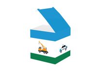 Pudełka dla gości Samochodziki, 6 szt.