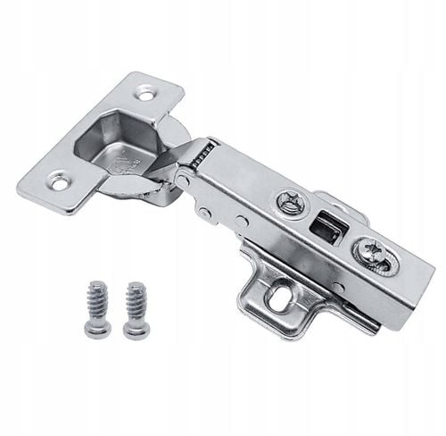 Zawias meblowy prosty nakładany CICHY DOMYK 110° GTV-HC Eurowkręty 100 na Arena.pl