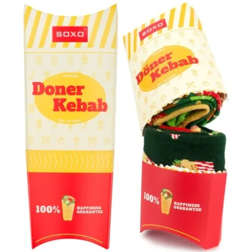KEBEB FAST FOOD SOXO PREZENT DLA CHŁOPAKA DLA TATY SKARPETKI ROZM. 40-45 na Arena.pl