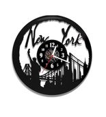Zegar ścienny z płyty winylowej New York 146.2