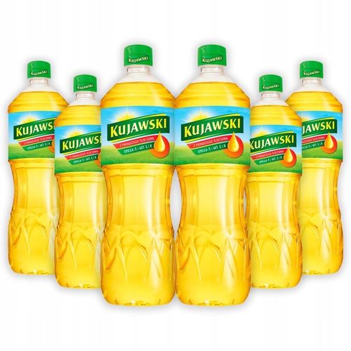 Kujawski Olej Rzepakowy 1l - orginalne opakowanie na Arena.pl