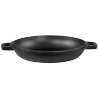 GARNEK ŻELIWNY 26CM GĘSIARKA BRYTFANNA 4,5L Z POKRYWĄ DO PIECZENIA CHLEBA