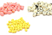 jajka styropianowe 50szt. w worku mix | SUN7440