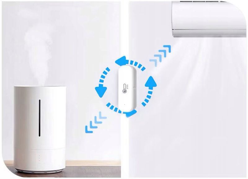 Czujnik Temperatury Wilgotności AAA ZigBee TUYA Smart Life ZigBee2MQTT zdjęcie 5