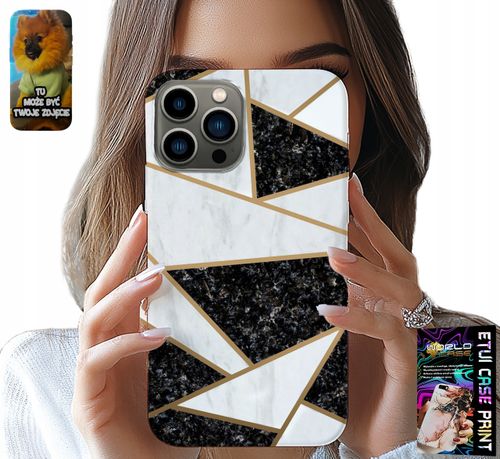 ETUI DO IPHONE 13 PRO - ELEGANCKIE MODNE WZORY CASE + SZKŁO na Arena.pl