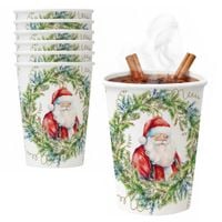 kubek papierowy santa claus 250ml 8 szt.