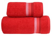 Ręcznik Ombre 50x90 czerwony Frotex Greno