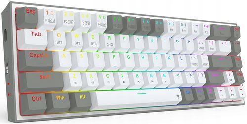 Klawiatura Redragon Castor Pro White-Gray na Arena.pl