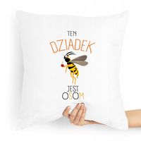 Poduszka Na Dzień Dziadka Ten Dziadek Jest Osom Z Nadrukiem Ze Zdjęciem