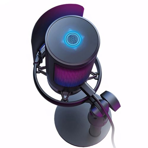 MIKROFON GAMINGOWY USB DO KOMPUTERA POP-FILTER POJEMNOŚCIOWY WYCISZ FUNKCJA na Arena.pl