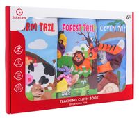 Zestaw Trzech Książeczek Sensorycznych Dla Najmłodszych