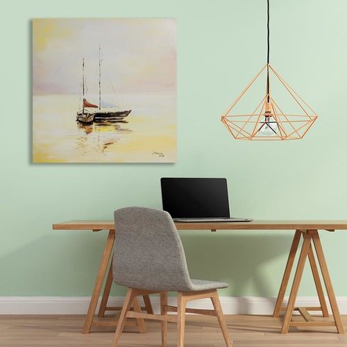 Obraz na płótnie - Canvas, Dwie żaglówki 40x40 na Arena.pl