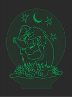 Lampa 3D z akrylu dla dzieci i dorosłych