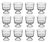 Pucharek szklany czarka do lodów deserów ELI 280 ml zestaw 12 sztuk gładki przejrzyste szkło