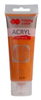 farba akrylowa happy color 75ml - miodowe złoto metalik