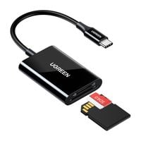 czytnik kart usb-c 2w1 ugreen cm265 (czarny)
