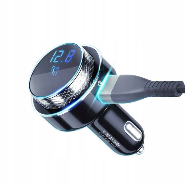 3mk Hyper Car Transmiter FM LED Bluetooth 2x USB zdjęcie 4