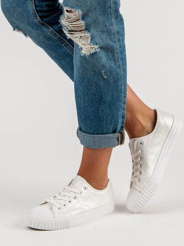 BIAŁE TRAMPKI Rozmiar - 40 na Arena.pl