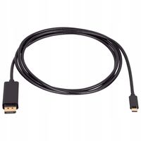 2 x Kabel USB-C - DP M-F Akyga 4K 1,8cm