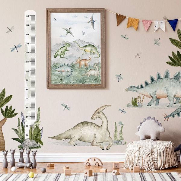 Naklejki Zestaw Parazaurolof Stegozaur DK397 L zdjęcie 4