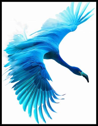 Plakat 50x65cm Błękitny Lot na Arena.pl