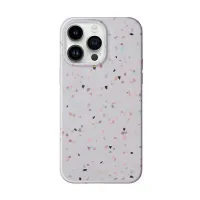 Etui UNIQ Coehl Terrazzo na iPhone 14 Pro - piaskowe