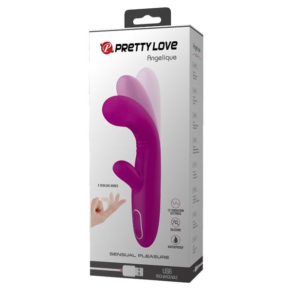 PRETTY LOVE - Angelique, 12 vibration functions 4 tickling functions zdjęcie 10