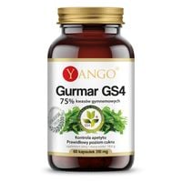 YANGO Gurmar GS4 - 75% kwasów gymnemowych (60 kaps.)