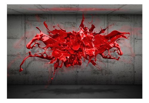 Fototapeta - Czerwony kleks 200x140 na Arena.pl