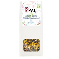 AROMATYCZNA Herbata CZARNA - Strawberry Smoothie 50g LIOFILIZOWANE TRUSKAWKI