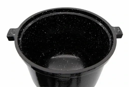 Kociołek żeliwny EMALIOWANY Meyerhoff MARMUREK 8L zdjęcie 4