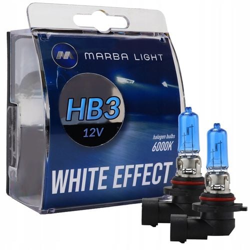 ŻARÓWKI HB3 65W 12V MARBA LIGHT WHITE EFFECT ZIMNE na Arena.pl