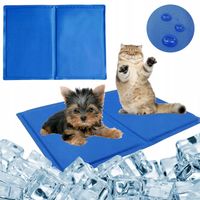 Mata chłodząca dla psa kota zwierząt wodoodporna żelowa legowisko M 50x40cm