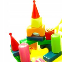 Plastikowe KLOCKI KONSTRUKCYJNE dla DZIECI 22 elementy CZAKO Baby World