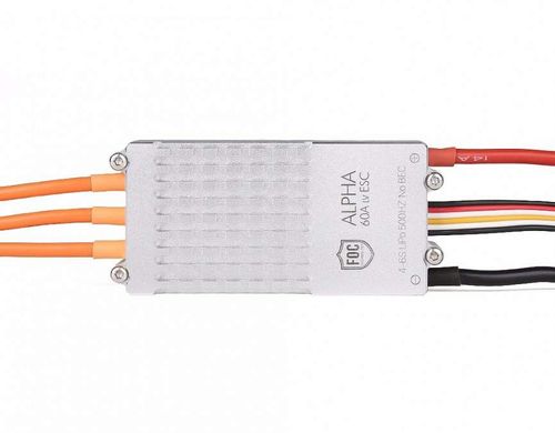 Regulator ESC ALPHA 60A LV 6S do dron wyścigowych na Arena.pl