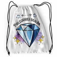 Plecak Pielęgniarki Sportowy Szkolny Worek Torba Z Nadrukiem Ze Zdjęciem