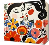 Obraz 30x30cm Kwiatowy Romans