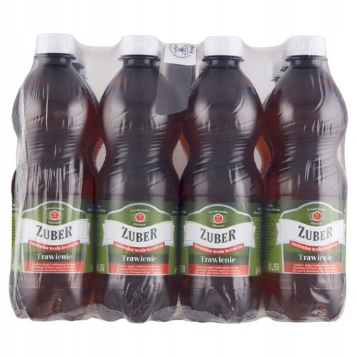 Zuber Naturalna woda lecznicza trawienie 0,5 l x 12 szt na Arena.pl