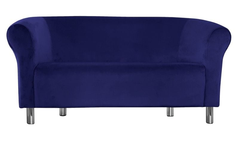Sofa Milo MG16 granat  nogi chrom zdjęcie 1