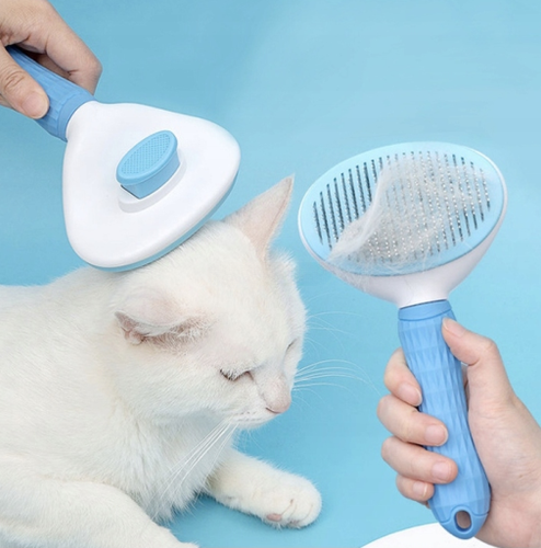 Szczotka do sierści dla psa NIEBIESKA na Arena.pl